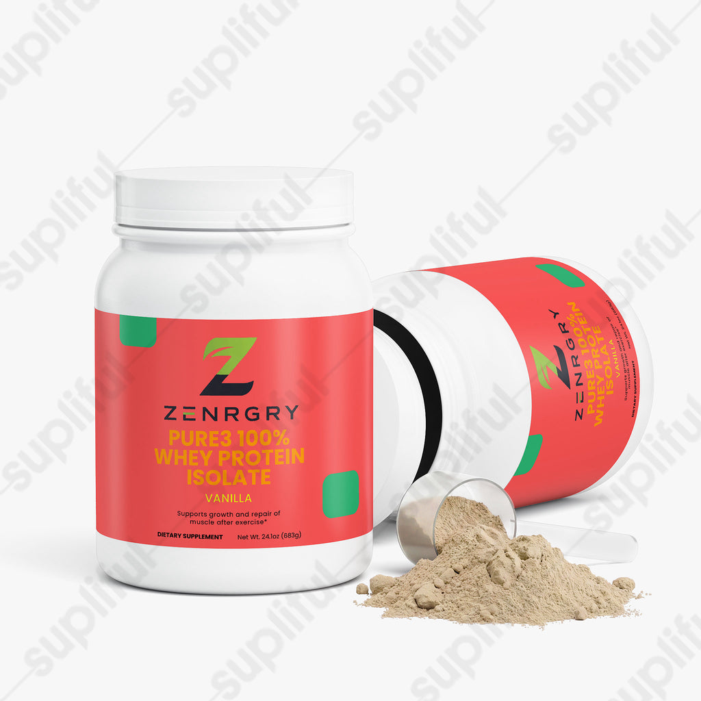 Pure3 100% Whey Protein Isolate (Vanilla)