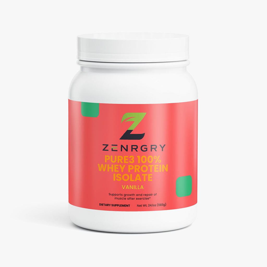 Pure3 100% Whey Protein Isolate (Vanilla)