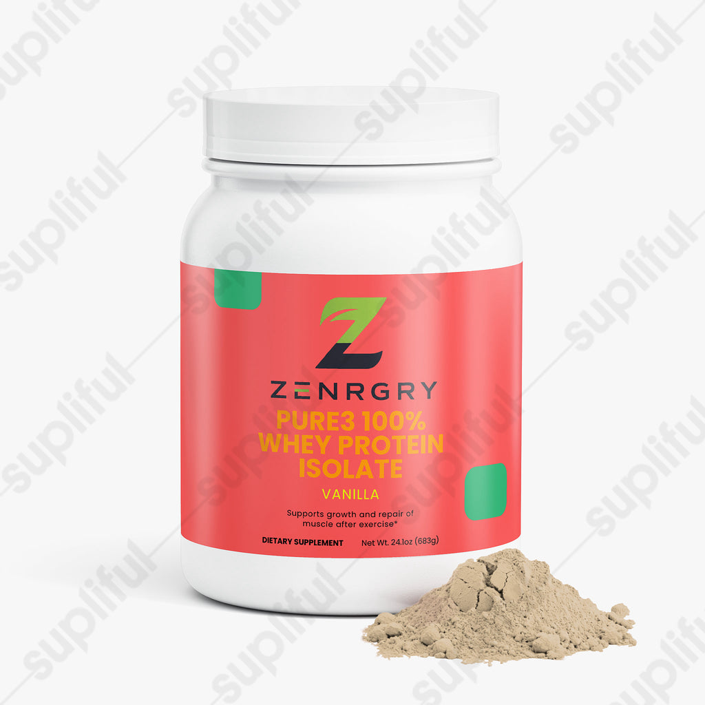 Pure3 100% Whey Protein Isolate (Vanilla)