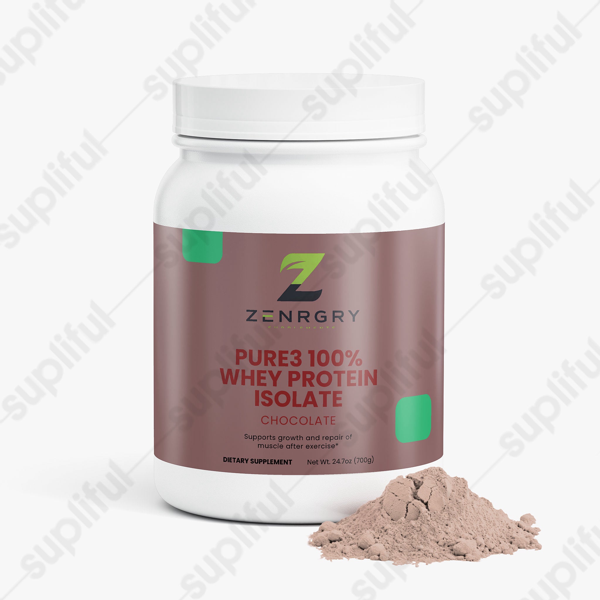 Pure3 100% Whey Protein Isolate (Chocolate)