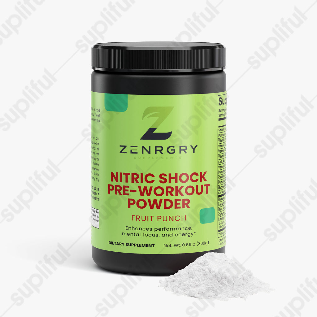 Nitric Shock Pre-Workout Powder (Fruit Punch)