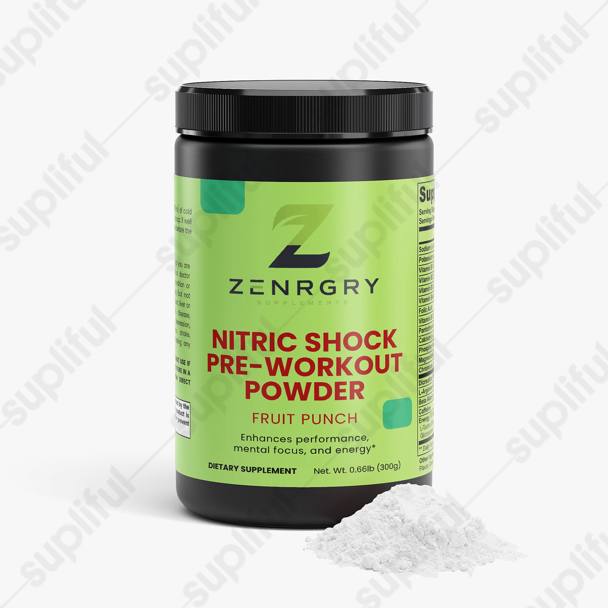 Nitric Shock Pre-Workout Powder (Fruit Punch)