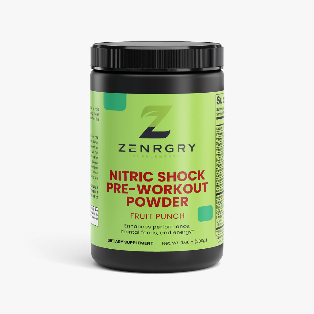 Nitric Shock Pre-Workout Powder (Fruit Punch)