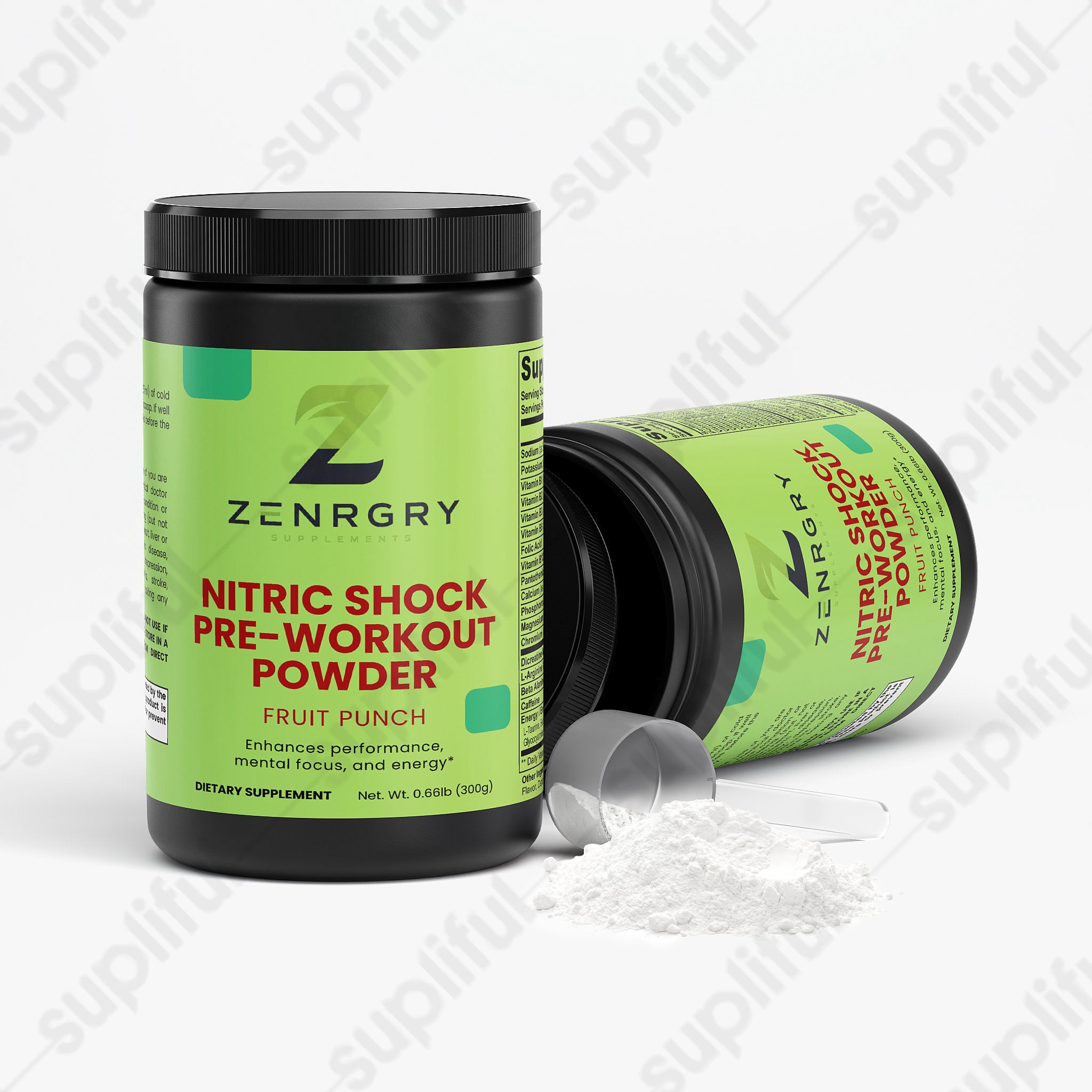 Nitric Shock Pre-Workout Powder (Fruit Punch)